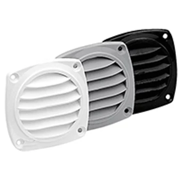 szellőző rácsos fehér 85mm 