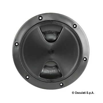 szellőző deck fekete 102mm EUR