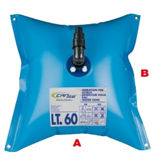 flexibilis víztank 120l 