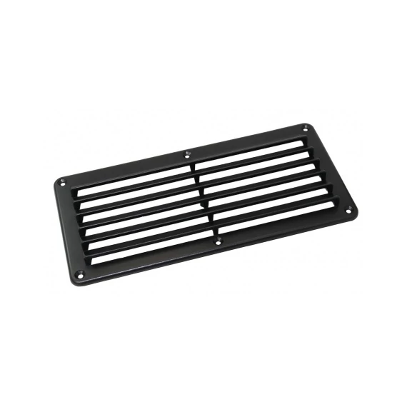 szellőző fekete mű.a 125x260mm LIND