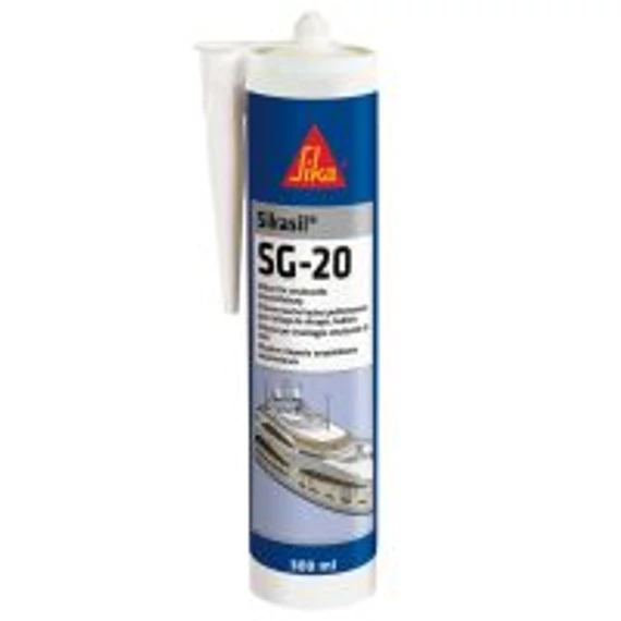 sikasil SG-20 szilikon ragasztó üveg,fém fekete 300ml