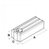 Kép 2/3 - víztank 87L 390x850x290mm