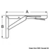 Kép 2/2 - asztalhoz kinyitható tartó konzol 303x165mm EUR
